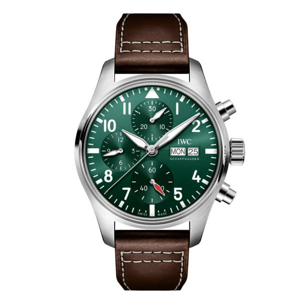         Damen- und Herrenuhr, Automatik, IWC Schaffhausen Pilot's Watch Chronograph 41