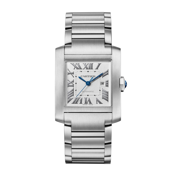         Damen- und Herrenuhr, Automatik, Cartier Tank Française