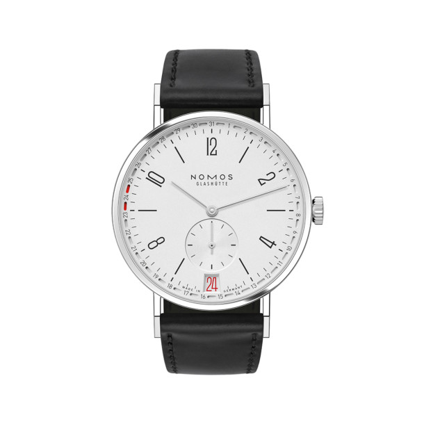         Damen- und Herrenuhr, Handaufzug, NOMOS Glashütte Tangente 2date 