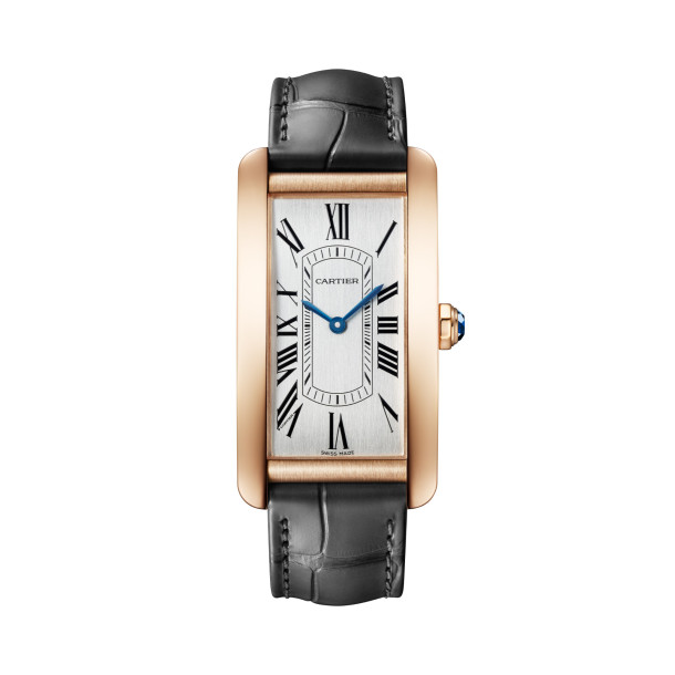         Damen- und Herrenuhr, Automatik, Cartier Tank Américaine