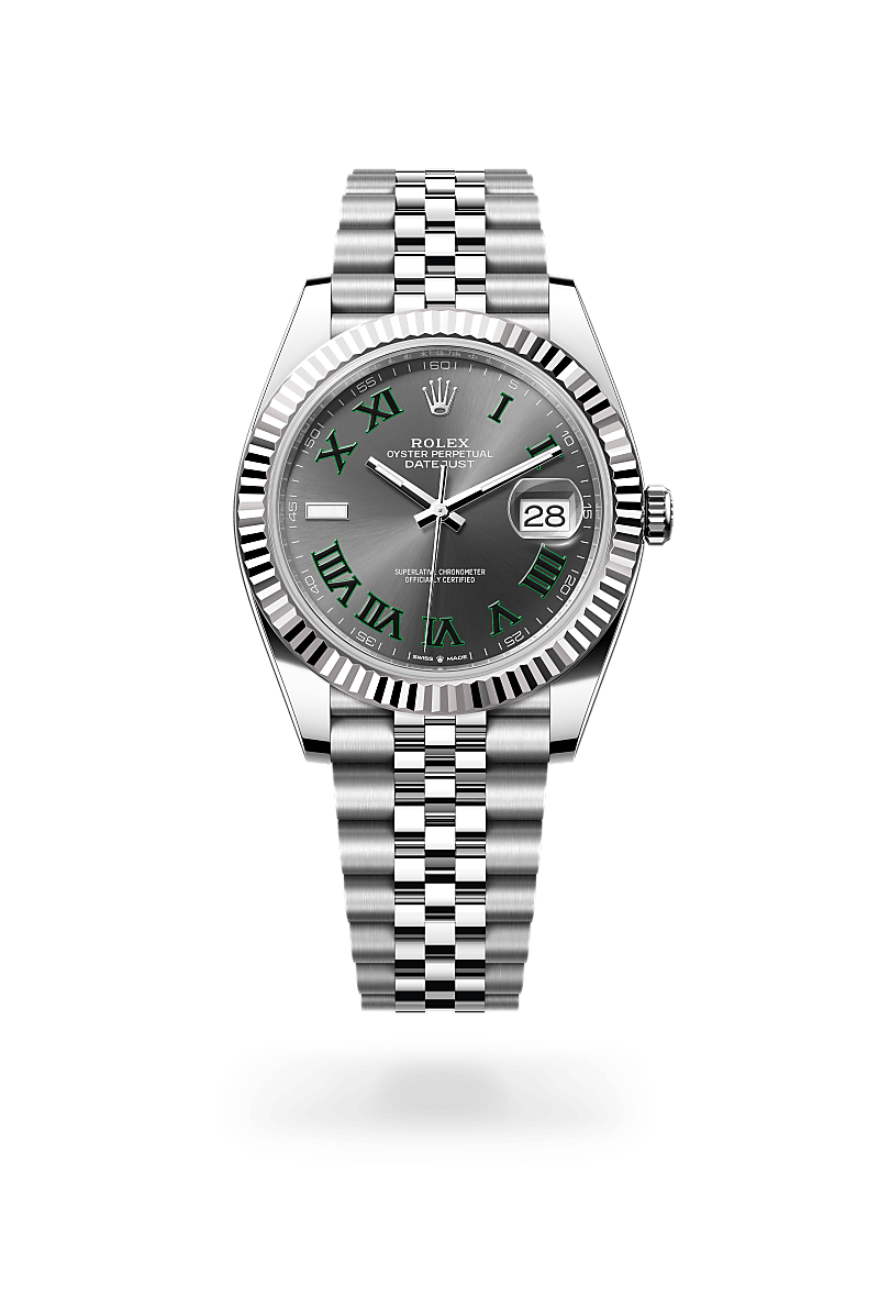Rolex Datejust 41 M126334-0022 Herrenuhr - Oyster, 41 mm, Edelstahl Oystersteel und Weißgold