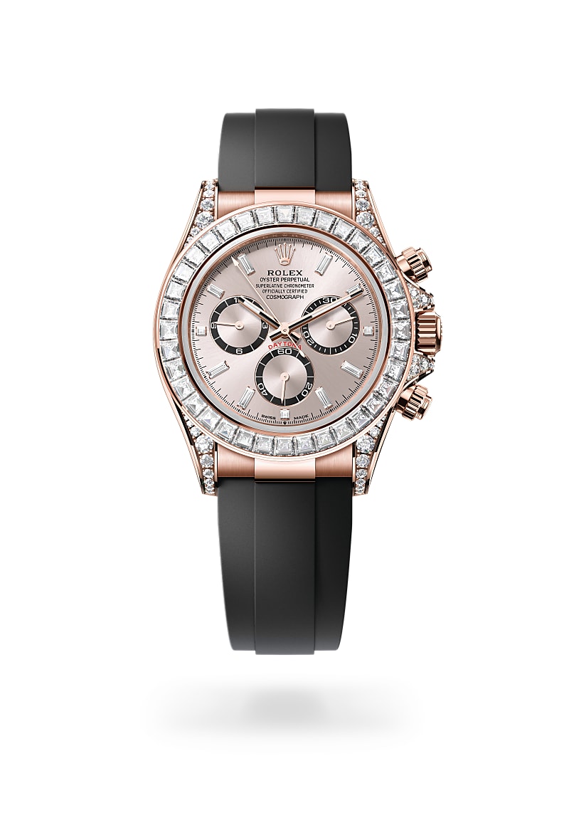 Rolex Cosmograph Daytona M126535TBR-0002 Herrenuhr - Oyster, 40 mm, Everose-Gold mit Diamanten