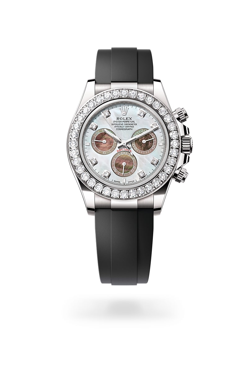 Rolex Cosmograph Daytona M126589RBR-0001 Herrenuhr - Oyster, 40 mm, Weißgold mit Diamanten