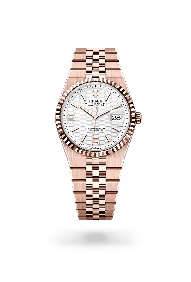 Rolex Land-Dweller 36 Herrenuhr (M127235-0001) Oyster, 36 mm, Everose-Gold