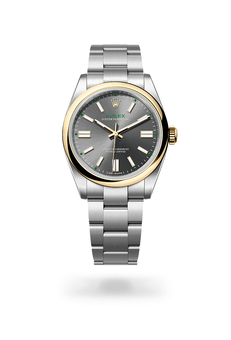 Rolex Oyster Perpetual 41 Herrenuhr (M134303-0001) Oyster, 41 mm, Edelstahl Oystersteel und Gelbgold