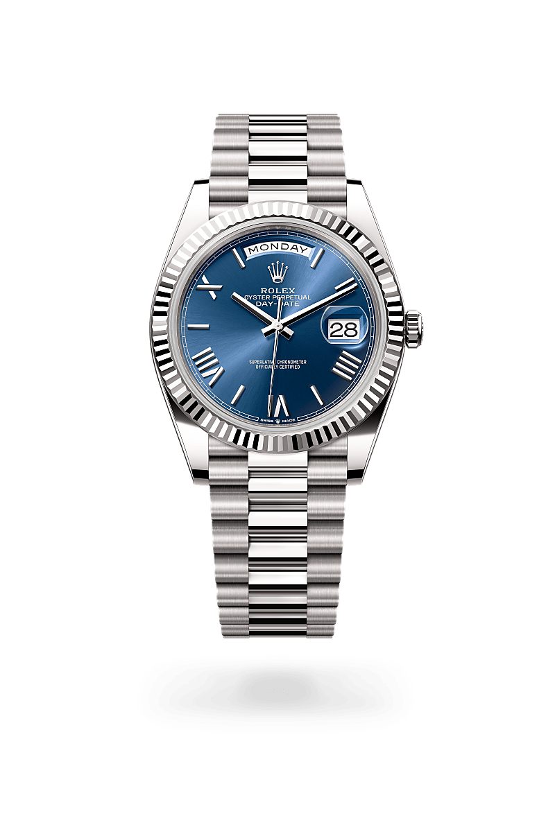 Rolex Day-Date 40 Herrenuhr (M228239-0007) Oyster, 40 mm, Weißgold