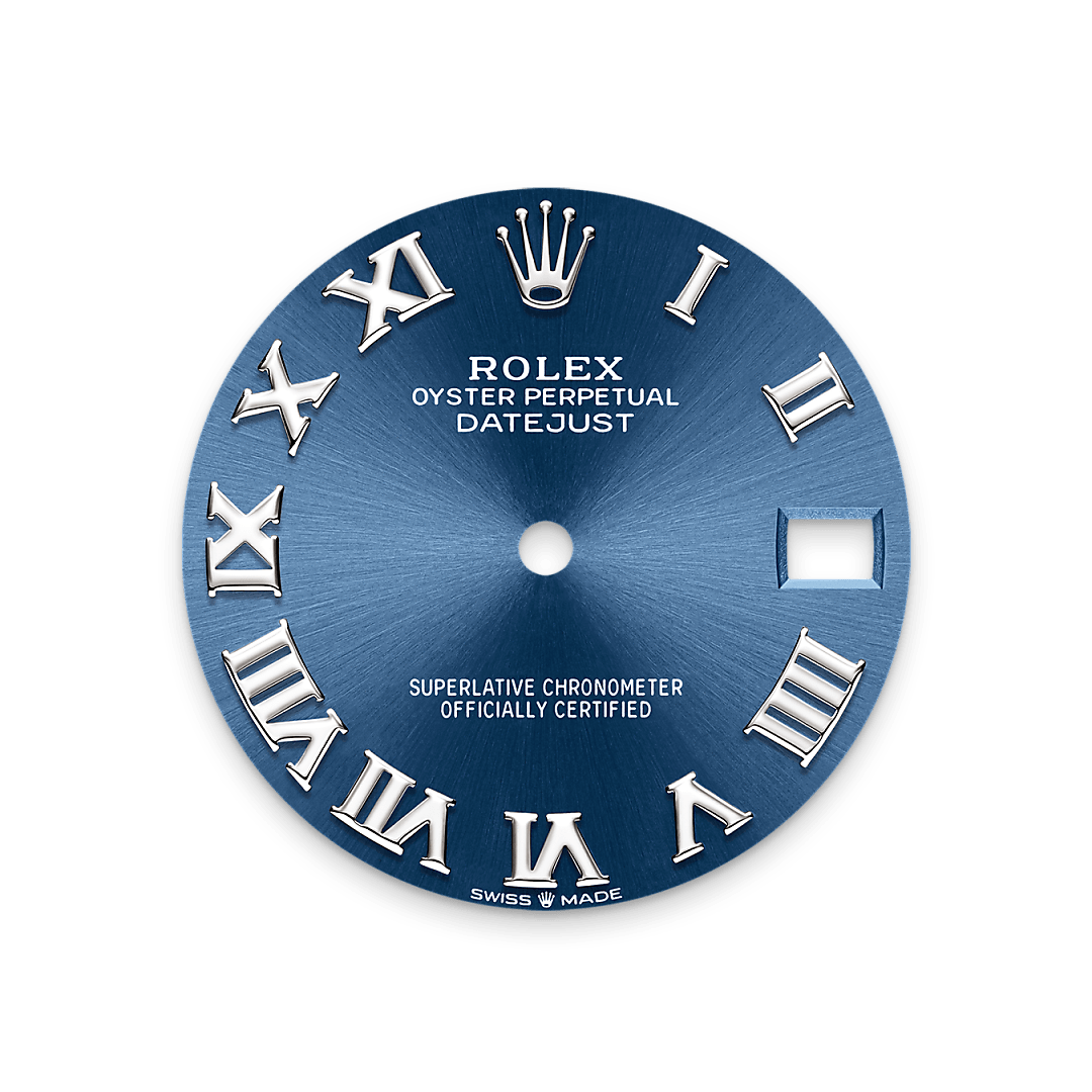 Strahlend blaues Zifferblatt