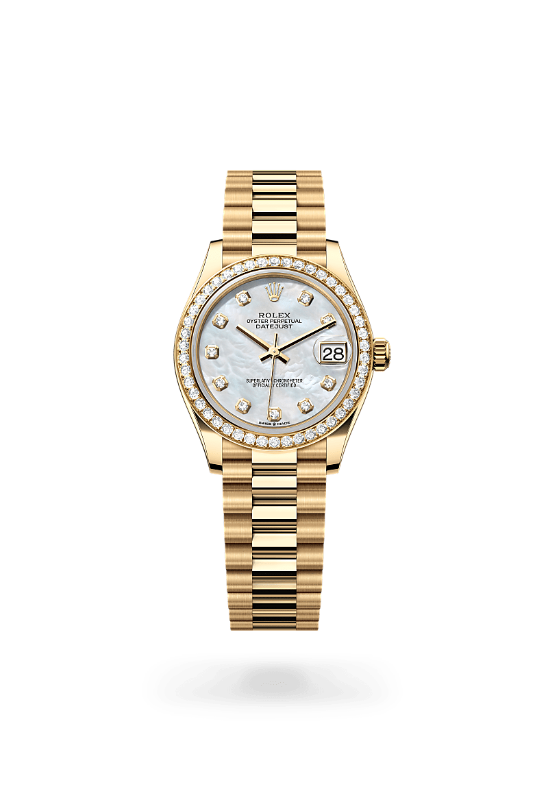 Rolex Datejust 31 M278288RBR-0006 Herrenuhr / Damenuhr - Oyster, 31 mm, Gelbgold mit Diamanten