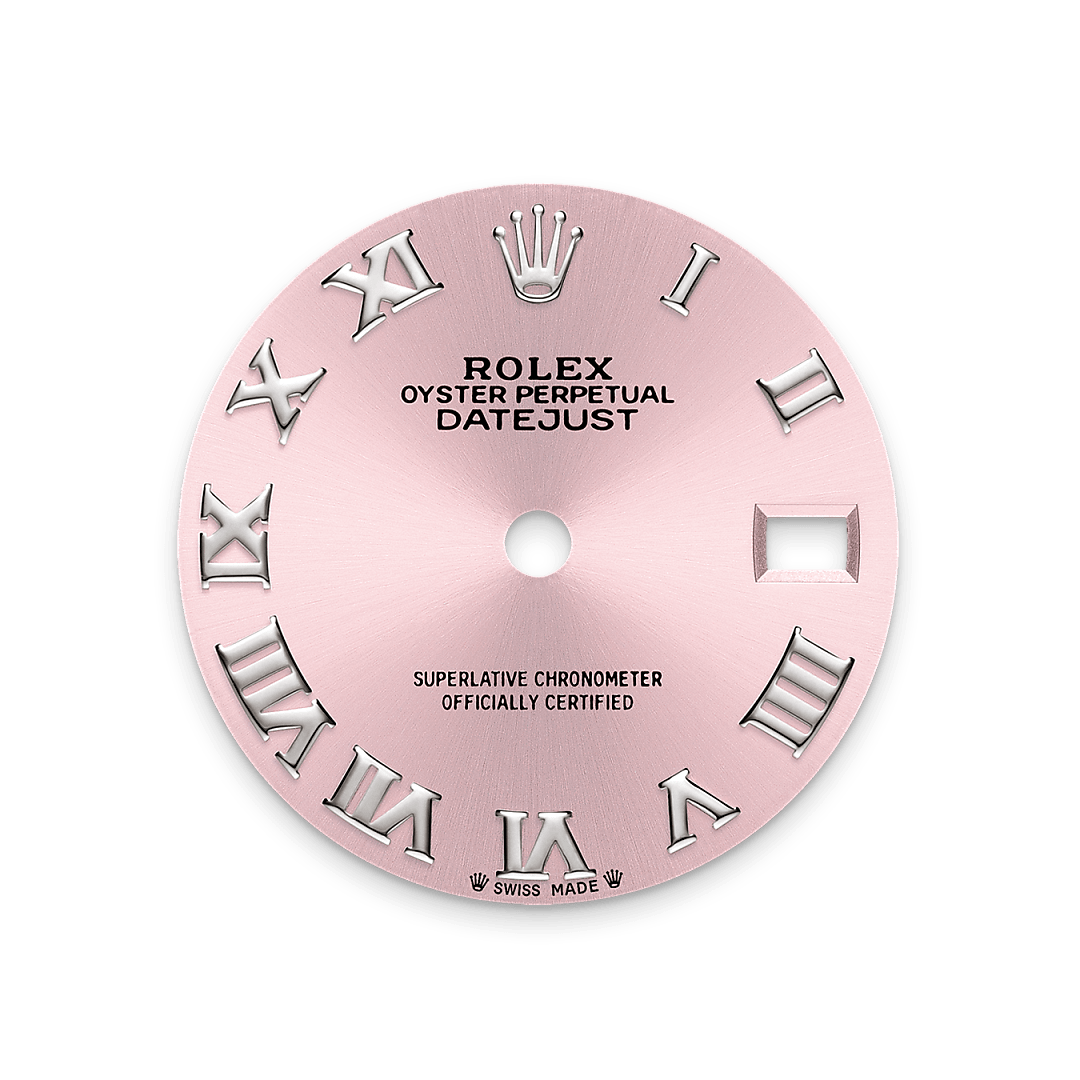 Roséfarbenes Zifferblatt