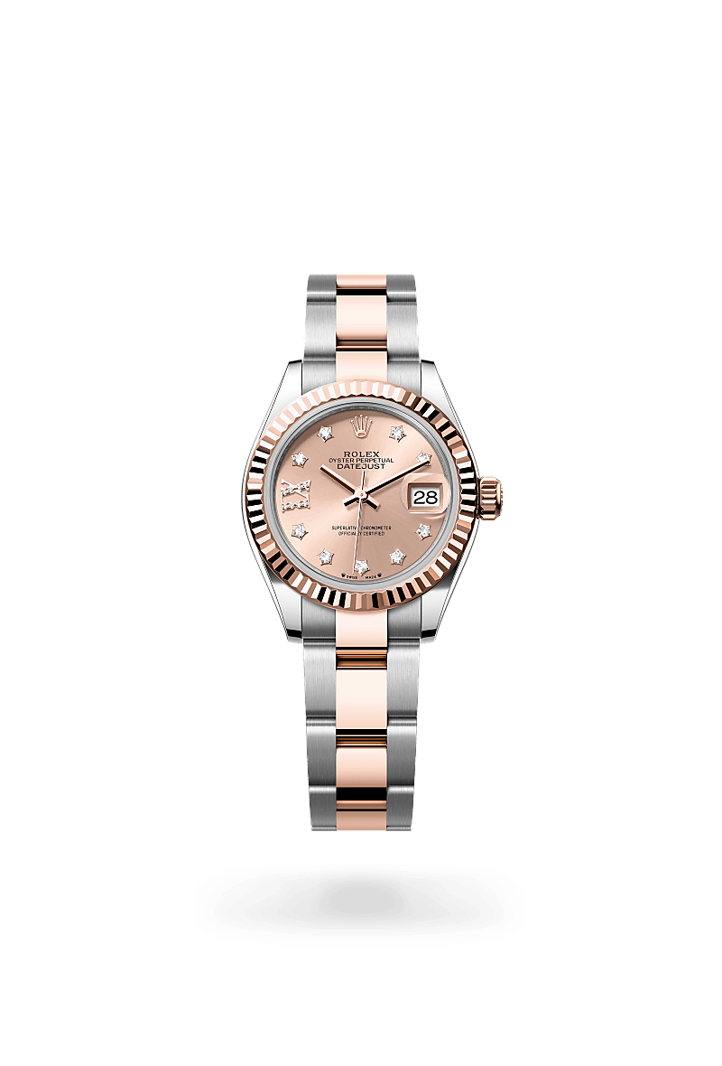 Rolex Lady-Datejust Herrenuhr (M279171-0028) Oyster, 28 mm, Edelstahl Oystersteel und Everose-Gold
