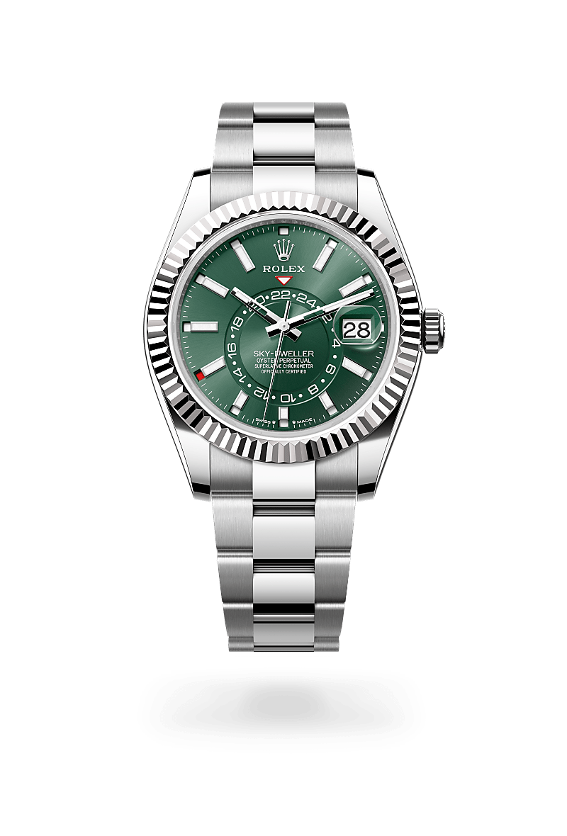 Rolex Sky-Dweller M336934-0001 Herrenuhr - Oyster, 42 mm, Edelstahl Oystersteel und Weißgold
