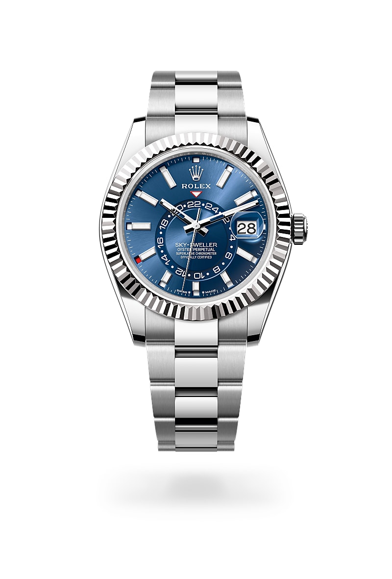 Rolex Sky-Dweller M336934-0005 Herrenuhr - Oyster, 42 mm, Edelstahl Oystersteel und Weißgold